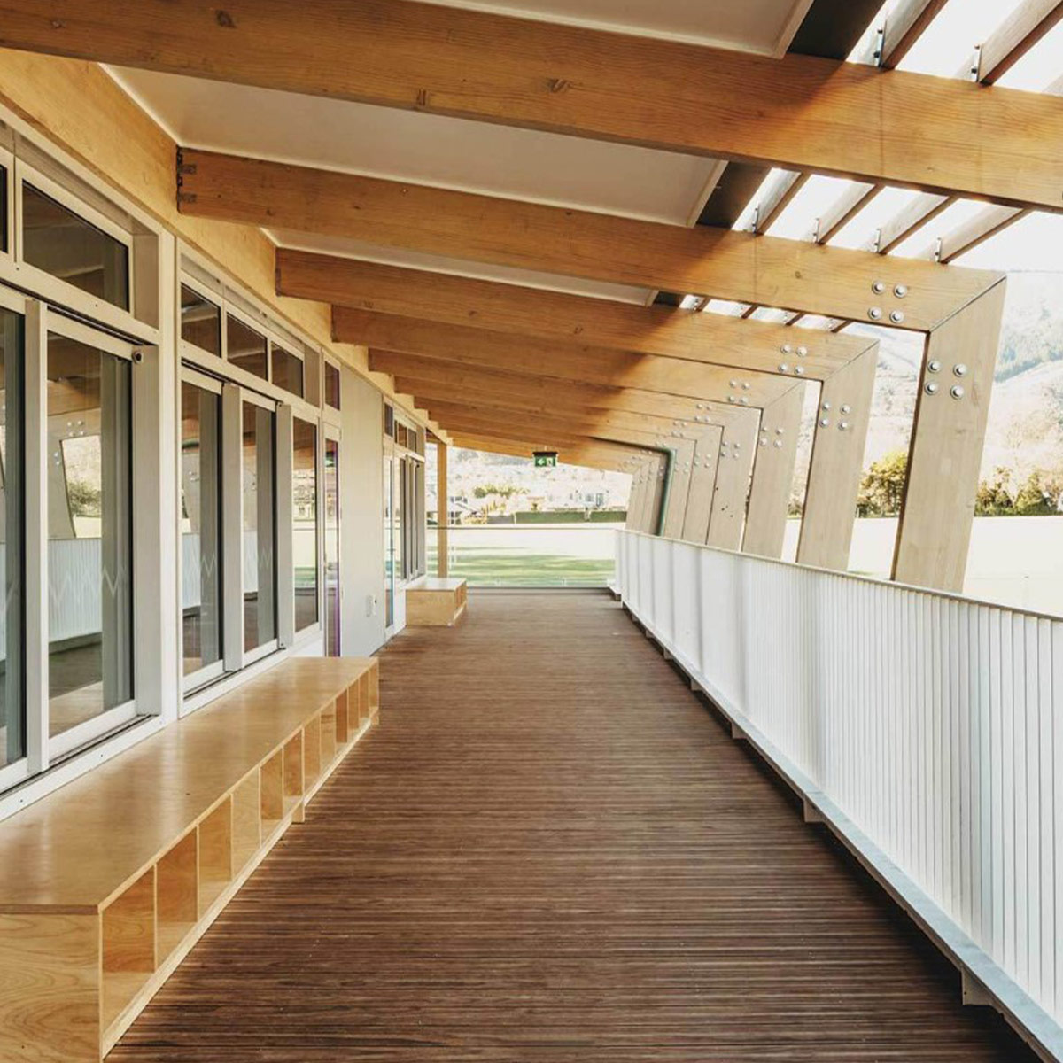 image of Resysta decking sold by Pacific American Lumber